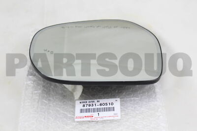 隠者 8793160B10 Genuine Toyota OUTER MIRROR, RH 87931-60B10 | eBay