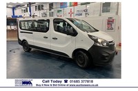2018 Vauxhall Vivaro L2 1.6CDTI 120PS 9 SEAT LWB MINIBUS (EURO 6) MPV Diesel Man