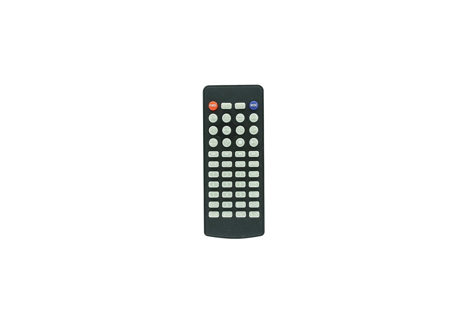 Replacement Remote Control for Swivel Display Screen Portable DVD Player