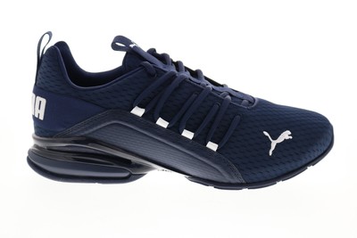 

Puma Axelion Sleek 19449402 Мужские синие парусиновые кроссовки на шнуровке спортивные кроссовки 8.5, Синий, Puma Axelion Sleek