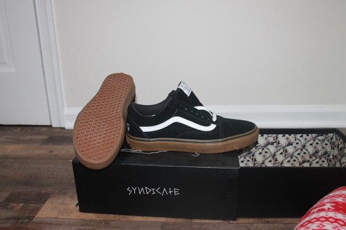 Pre-owned Vans Size 10 -  Golf Wang X Old Skool Pro S In Green