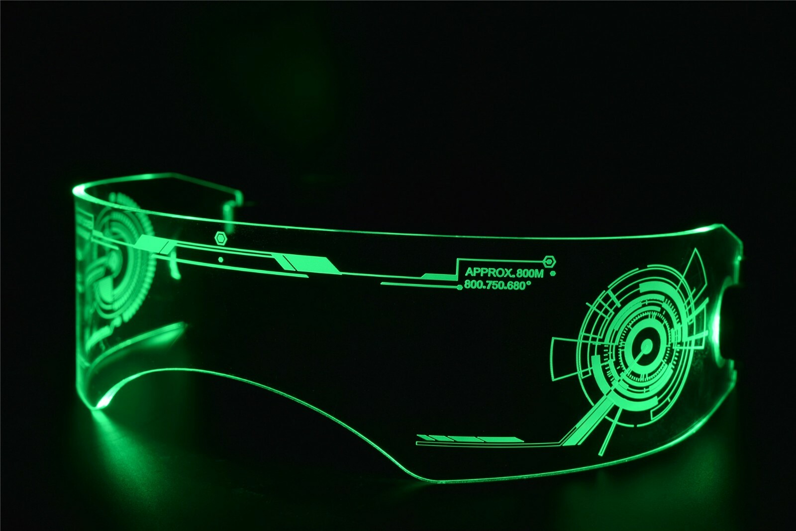 Очки Cyberpunk led tron Visor Glasses perfect
