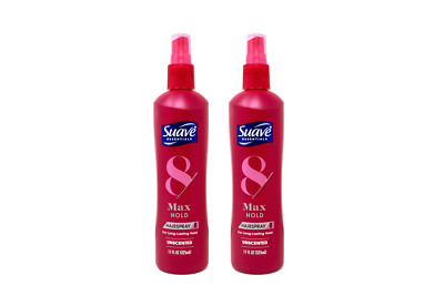 Suave Max Hold Unscented Non Aerosol Hairspray - 11 fl oz - 2 Pack