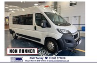 2019 Peugeot Boxer 435 L3H2 2.0 BLUE HDI 130PS 6 SEAT DISABLED MINIBUS *NON RUNN