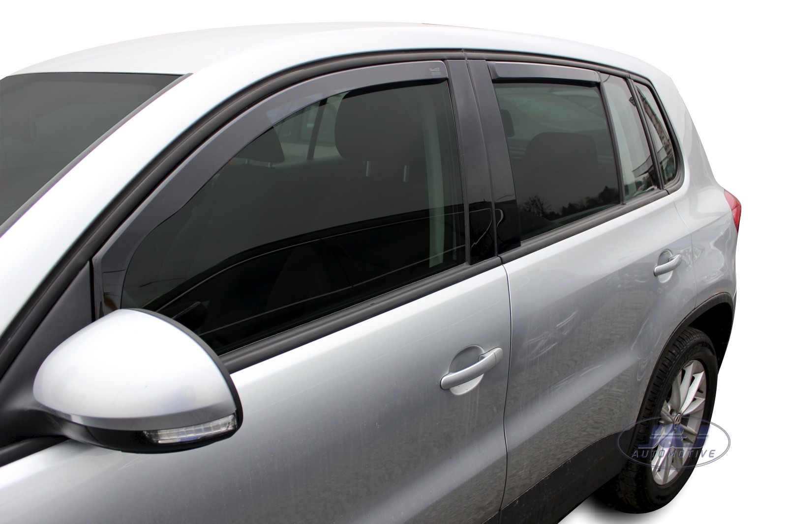 Wind deflectors 4pc TINTED HEKO for VW TIGUAN 5 door 20072015 eBay