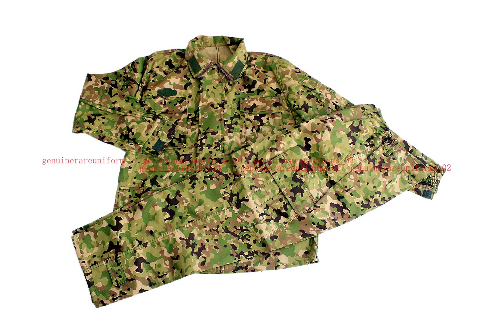 Rare Genuine China PLA Sample JGSDF Flecktarn Woodland Camo