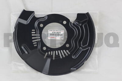 477810K070 Genuine Toyota COVER, DISC BRAKE DUST, FRONT RH