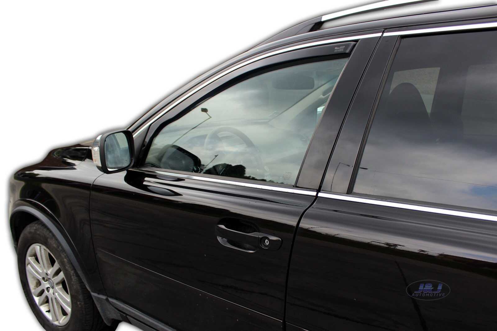 VOLVO XC90 5 door Estate 20032014 Front wind deflectors 2pc set TINTED