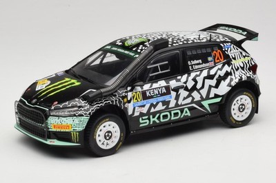 Skoda Fabia Rally2 WRC #20 O.Solberg Rally Kenya 2024 1:18 IXO | 18RMC222