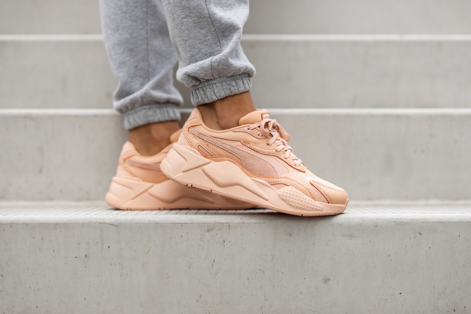 Puma Lifestyle RS-X3 Luxe Pink Новые мужские кроссовки для бега Rare Limited gym 374293-04