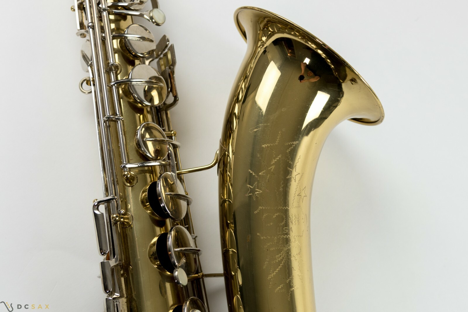 Conn 16M Tenor Saxophone, Shooting Stars, Original Lacquer