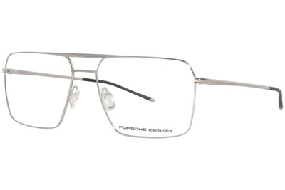 Porsche Design P8386-B Titanium Eyeglasses Men's Palladium Full Rim Pilot 57mm