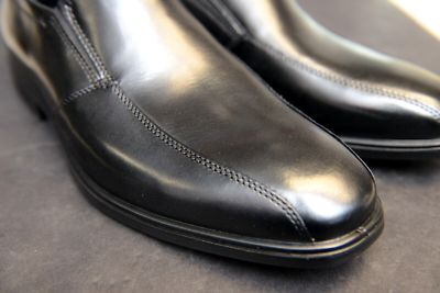 Ecco Men Melbourne Premium Leather slip on loafer Dress Shoes US 12 12.5 UK 11.5