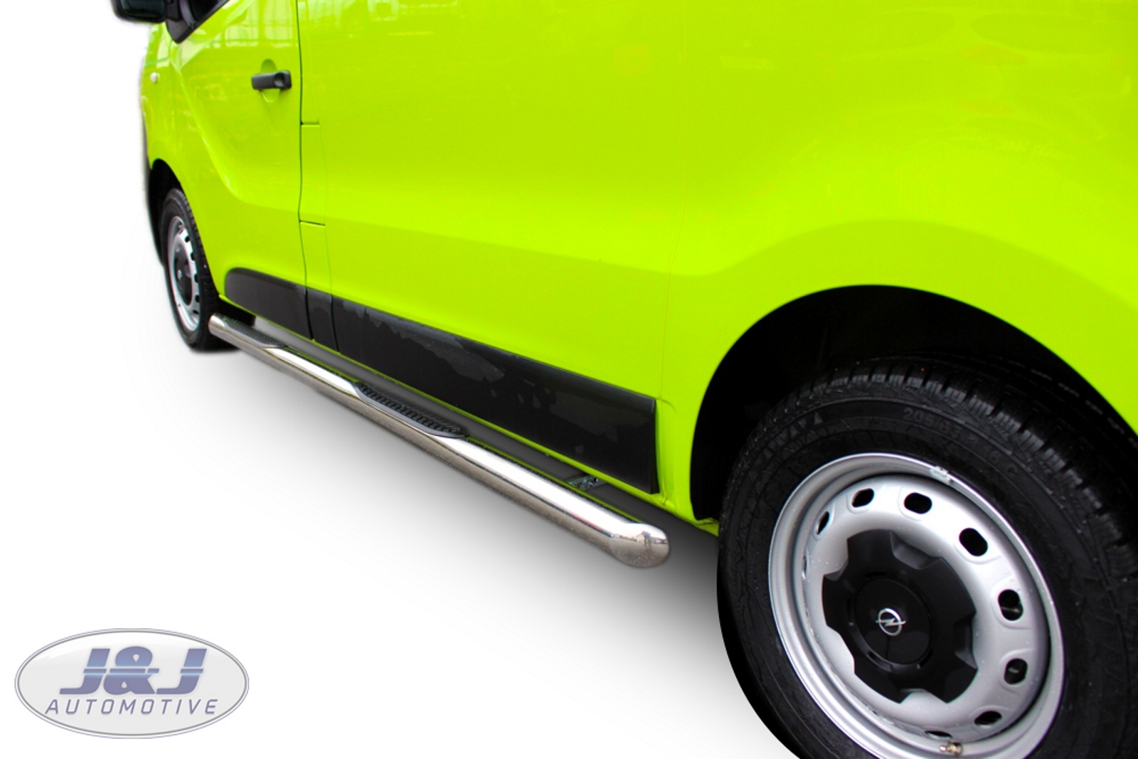 SB348 VAUXHALL VIVARO SWB 2014up Luxury Chrome Side Steps Bars Running