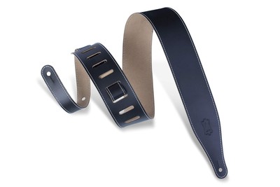 Levy's Leathers DM17-XL-BLK Genuine Leather XL Guitar Strap,