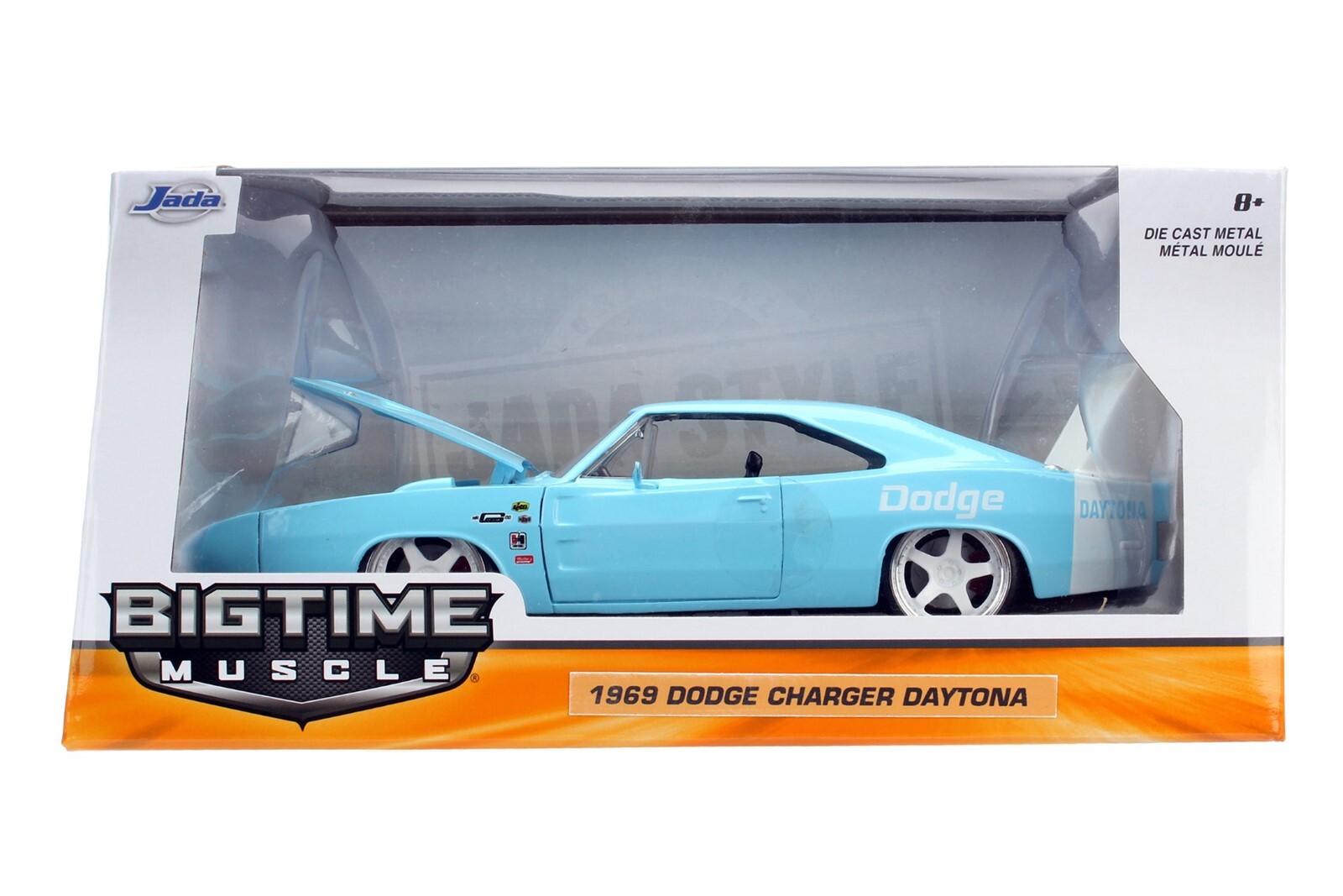 jada toys 1969 ダッジ チャージャー デイトナ Jada 1:24 Big Time Muscle 1969 Dodge Charger Daytona Light
