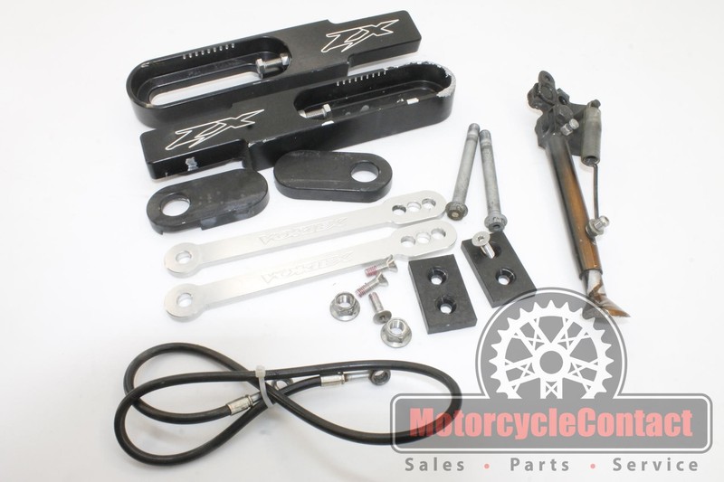 BONES ninja セット 07-08 NINJA ZX6R EXTENSIONS EXTENDED VORTEX KICKSTAND