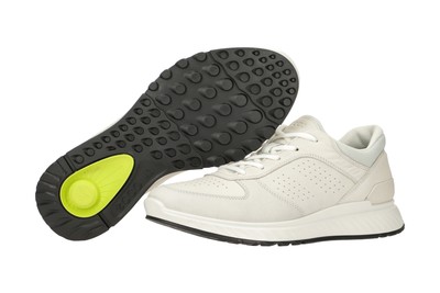 ECCO ECCO EXOSTRIDE HERRENSCHUHE - SPORTLICHE HALBSCHUHE - SCHNÜRSCHUHE WEISS NEU