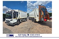 2016 - 66 - DENNIS ELITE 6 6X2 AUTO 26TON REAR STEER REFUSE C/W TERBERG BIN LIFT