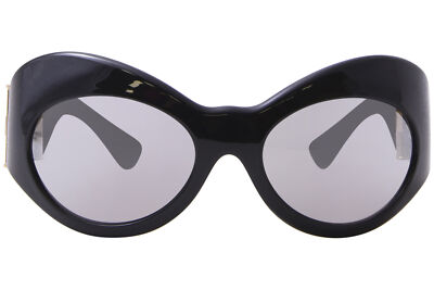 Pre-owned Versace Ve4462 Gb1/6g Sunglasses Women's Black/grey Mirror Silver 58mm In Gray