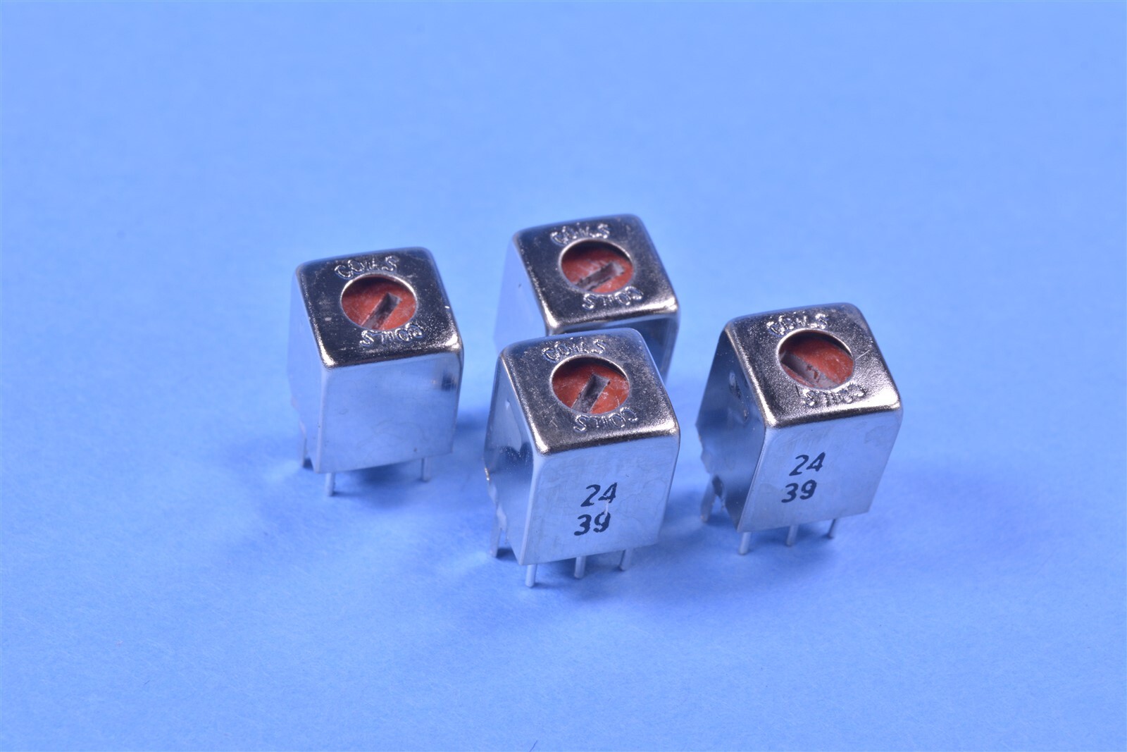 4 Pcs CEC IF Transformer Coil Tunable Inductor 455KHz Center 4 Pcs CEC IF Transformer Coil Tunable Inductor 455KHz Center