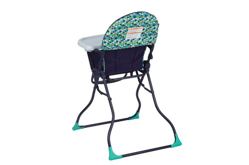 Babideal Luna Portable High Chair with Infant Insert, Belize