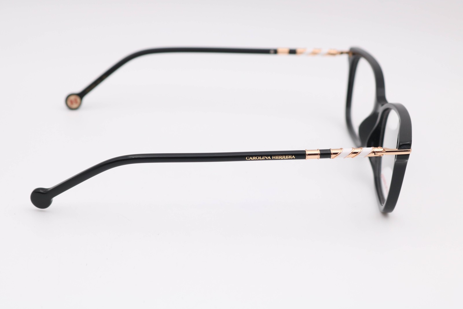 Carolina Herrera Black Acetate Glasses Women\'s (Frames) Carolina Herrera Her 0214 3H2 Glasses - US main image 2