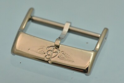 Breitling 18K WG Tang Buckle 18mm, mint | eBay