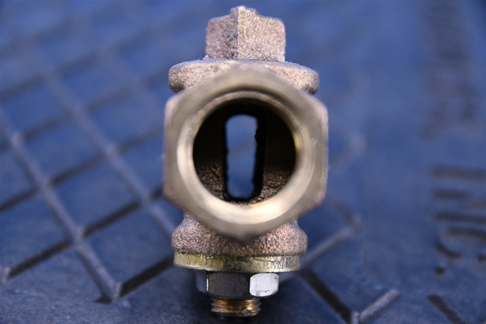 1/2" Bronze Ground Plug Shutoff Cock Valve Made in The USA