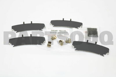 ヒロ 0494648110 Genuine Toyota SHIM KIT, ANTI SQUEAL(FOR REAR