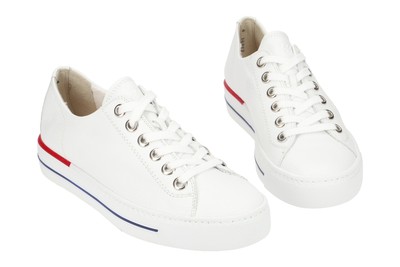 PAUL GREEN PAUL GREEN 4760 DAMENSCHUHE - HALBSCHUHE - SNEAKER WEISS FREIZEIT NEU