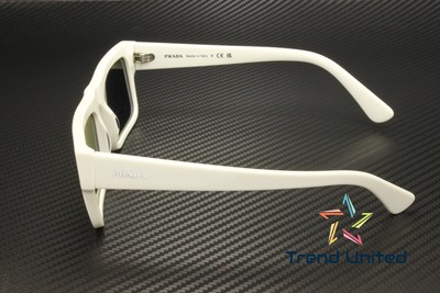 Pre-owned Prada Pr A10s 17k07t White Blue Vintage 59 Mm Men's Sunglasses