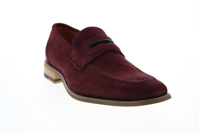 

Мужские красные замшевые лоферы и слипоны Stacy Adams Colfax 25205-603 Penny Shoes 7.5, Красный, Stacy Adams Colfax