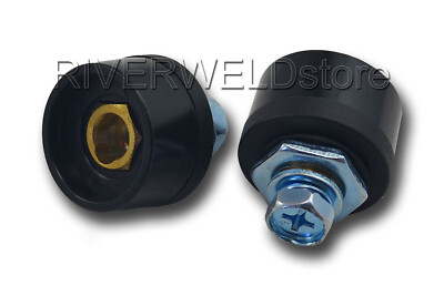 TIG Welding Cable Panel Socket Dinse Quick Fitting Dkz10-25 2pk 