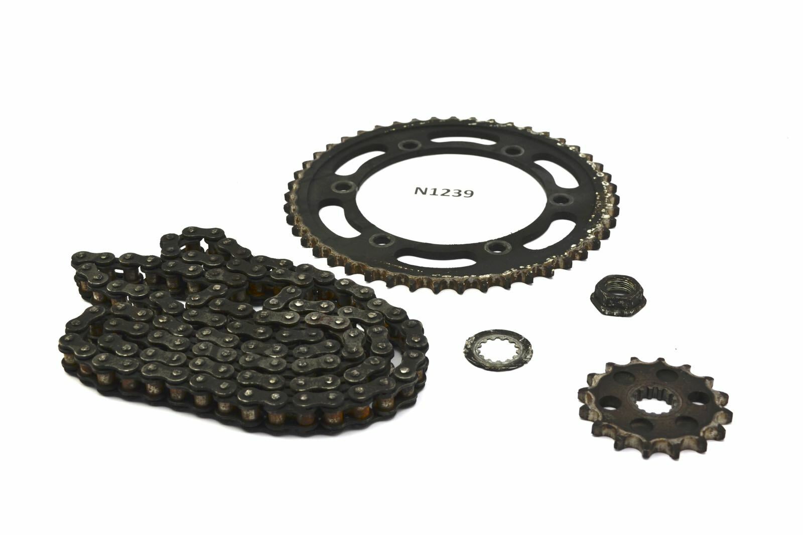 pine 20個 Kawasaki GPX 750 ZX750F Bj 1989 - chain kit chain kit Z16-47