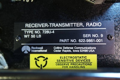 NEW Rockwell Collins Radio 728U-4 2-30 Mhz 400w HF Transceiver 622-9861-001 28DC