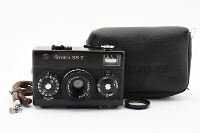 ■ 美品 ■ ローライ Rollei 35 Tessar 40mm F3.5 Rollei 35 T Tessar 40mm f/3.5 Film Camera Black Body From