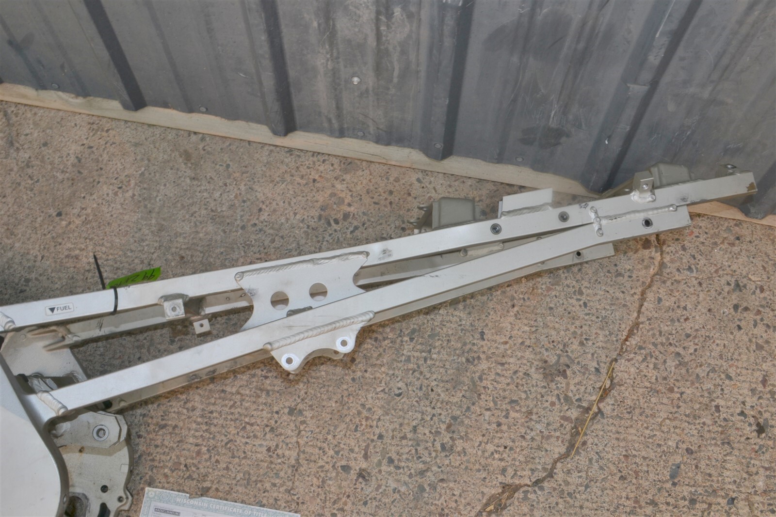 1999 Kawasaki Ninja ZX 9R Frame Main Frame Chassis Steel WI