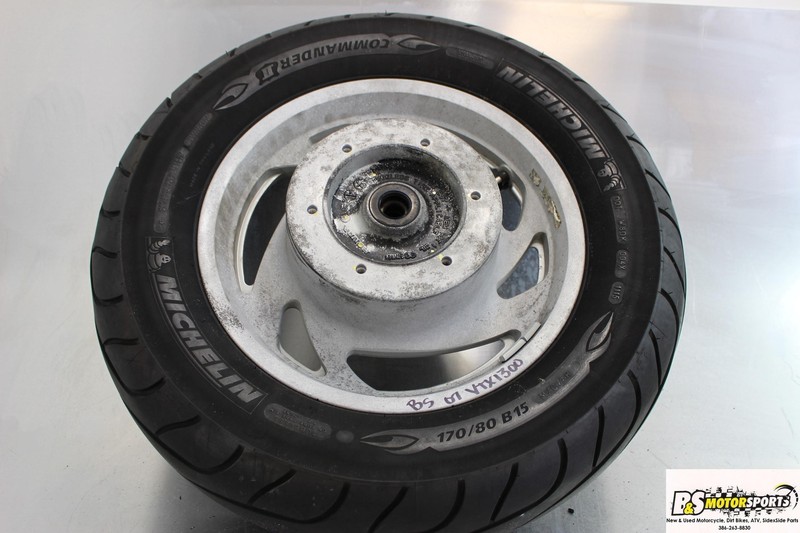 04-09 Honda Vtx1300 Vtx 1300 Rear Back Wheel Rim Tire 05 06 07 08
