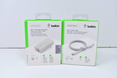 Belkin 30W Fast USB-C Wall, Car Charger Power Bank for Galaxy, Pixel Phones