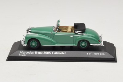 Mercedes 300S Cabriolet Green Minichamps 1:43 | 430032335