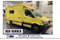 2015 Mercedes-Benz SPRINTER 519 CDI 3.0CDI 190PS AUTO AMBULANCE *** NON RUNNER *