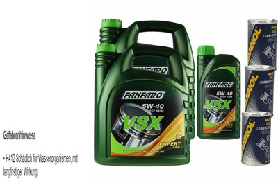 11L Olio Motore fanfaro Vsx 5W-40 3x mannol X