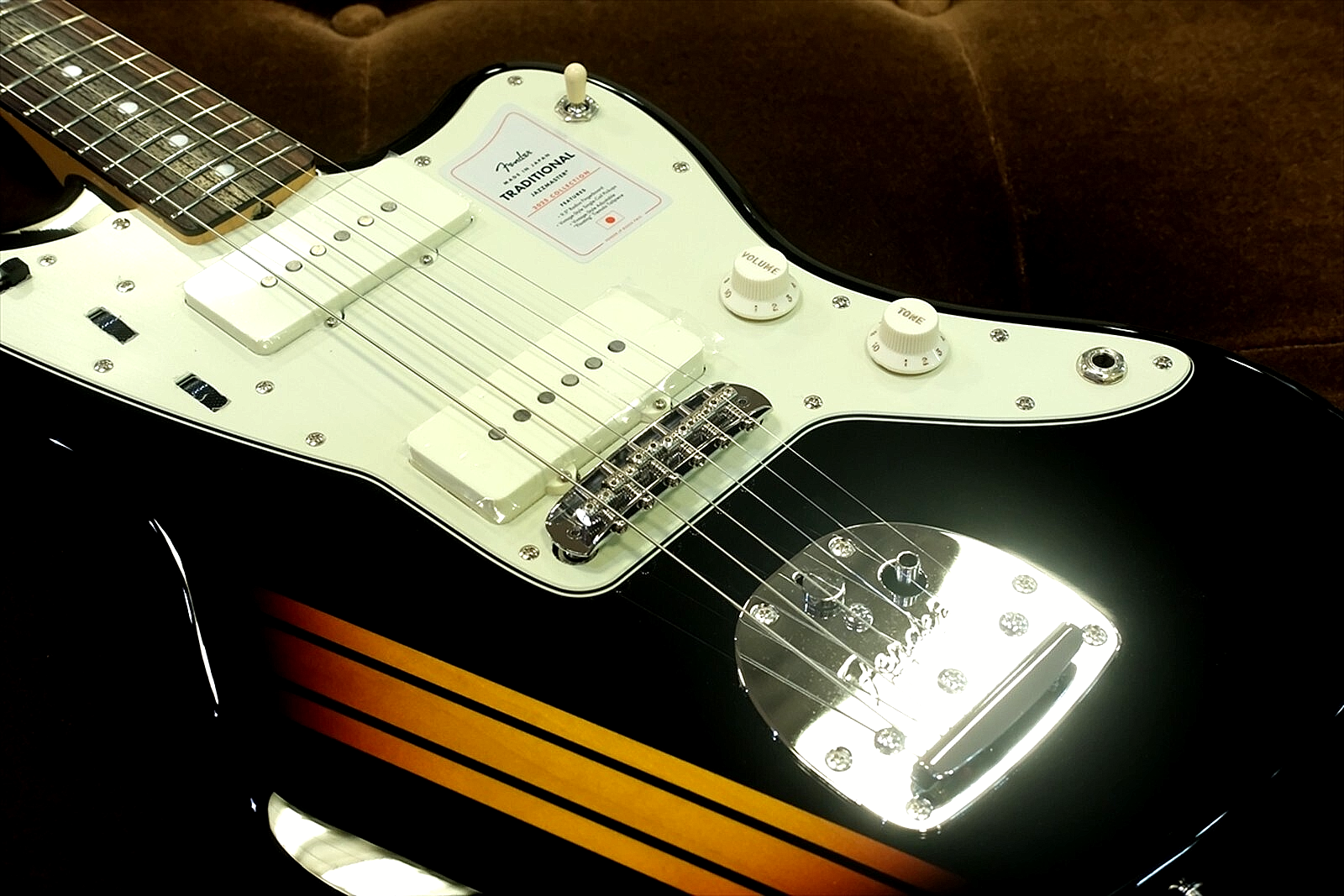ギター Fender Jazzmaster 2025 Black Fender 2025 Made in Japan Traditional 60s Jazzmaster Black