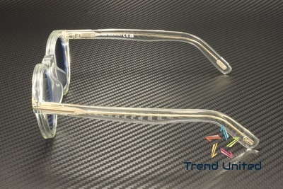 Pre-owned Tom Ford Ft1123 D 26v Acetate Crystal Blue 49 Mm Men's Sunglasses