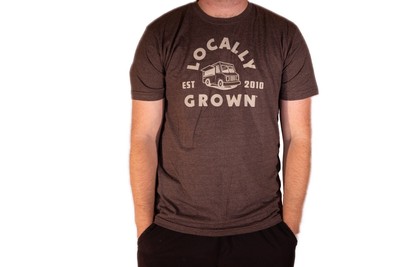 Locally Grown Clothing Co. Van Brown T-Shirt Made in USA