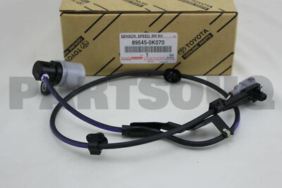りお　0710 895450K070 Genuine Toyota SENSOR, SPEED, REAR RH 89545-0K070