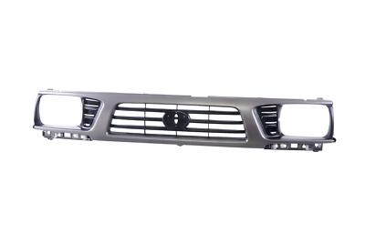 Grille with Gray Shell Black Insert for 1995-1997 Toyota Tacoma 4WD TO1200198