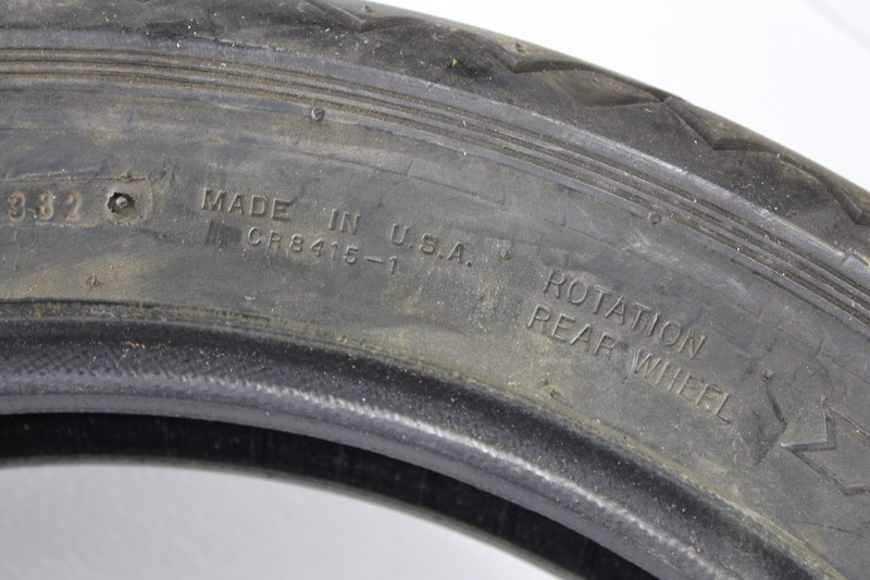 REAR DUNLOP SPORT ELITE K291 TIRE WHEEL 130 80 V18 7/32