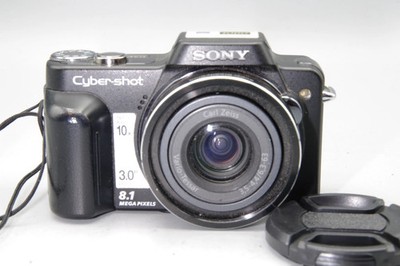 Sony Cyber‑shot DSC‑H10 Digital Camera 8.1MP 10x Optical Zoom Black